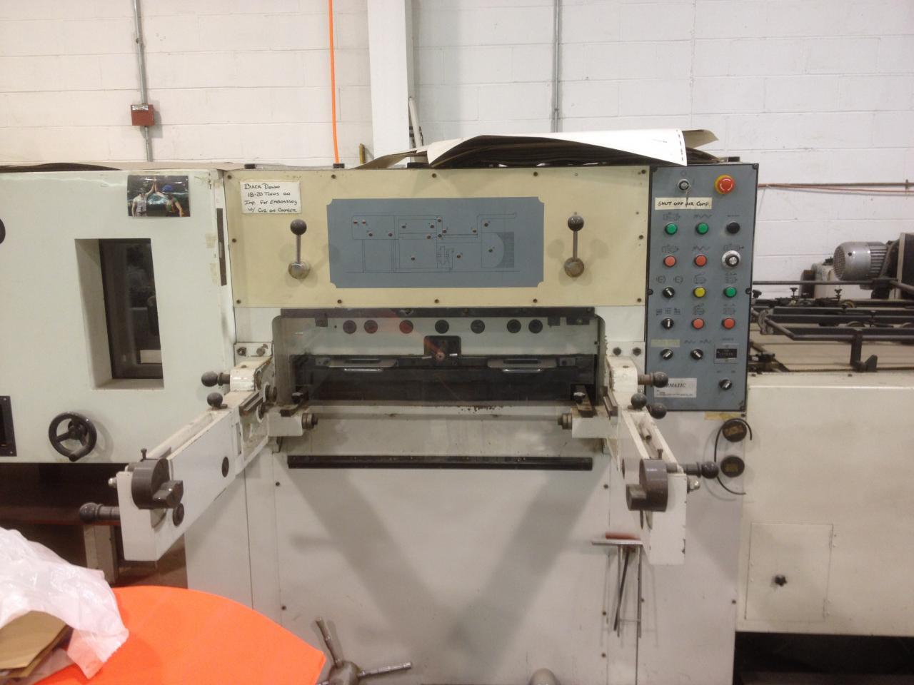 Lot 1 Standard DC 1050 Die Cutter Windham, NH WireBids